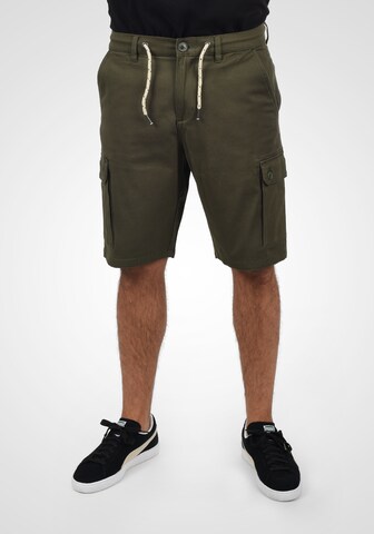 BLEND Regular Cargo Pants in Green: front