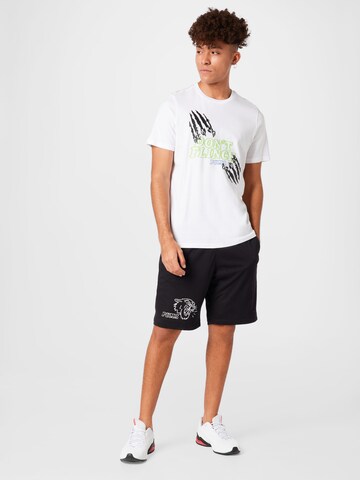 PUMA - Camisa funcionais '4th Quarter' em branco