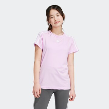 ADIDAS SPORTSWEAR - Camisa funcionais 'Essentials' em roxo: frente