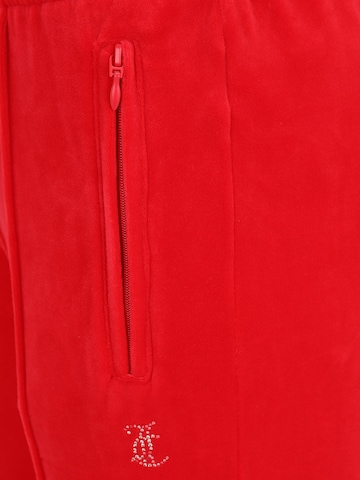 Juicy Couture Petite regular Παντελόνι 'TINA' σε κόκκινο