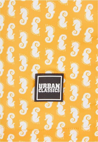 Urban Classics - Calções de banho em laranja