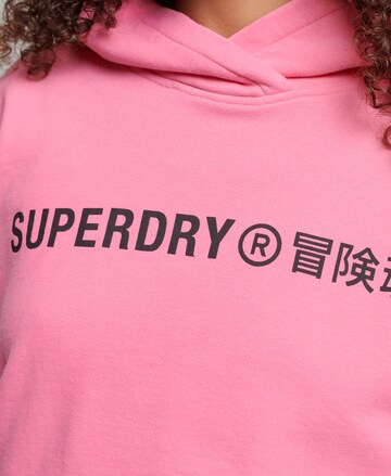 Superdry Tréning póló - rózsaszín