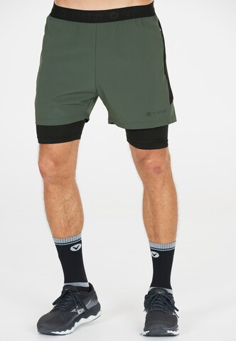 Virtus Regular Sports trousers 'Dylan' in Green: front