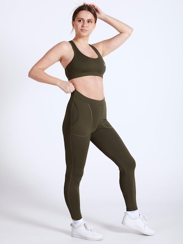 Skinny Leggings 'Leggings' SPORTKIND en vert