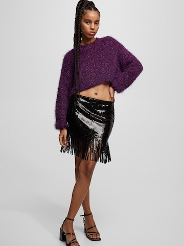 Pull&Bear Sweater in Purple