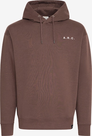 !Solid Sweater 'Hanno' in Brown: front
