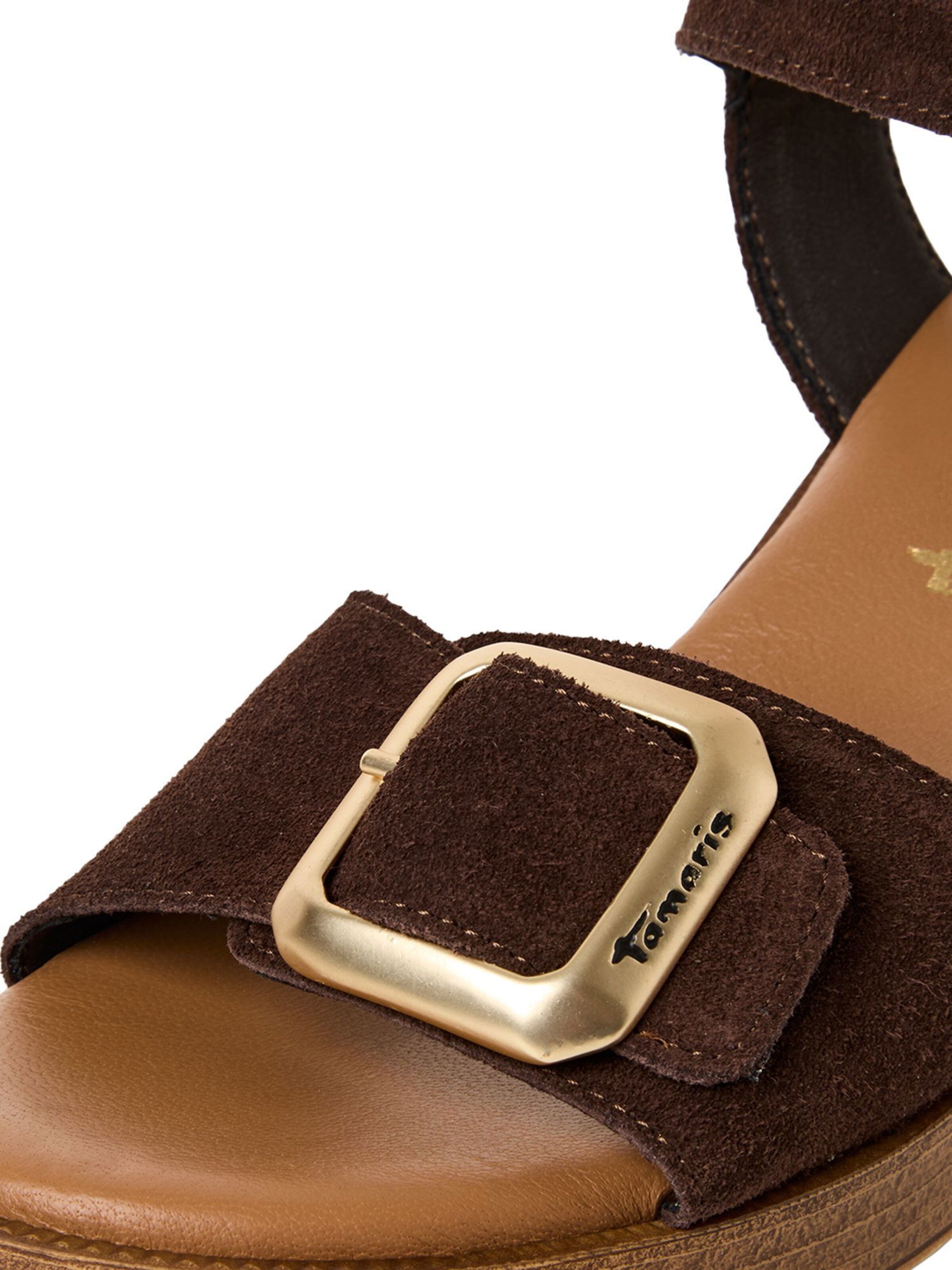 Sandale de la Tamaris pe maro