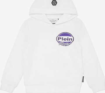 Felpa 'Racing' di Philipp Plein in bianco: frontale