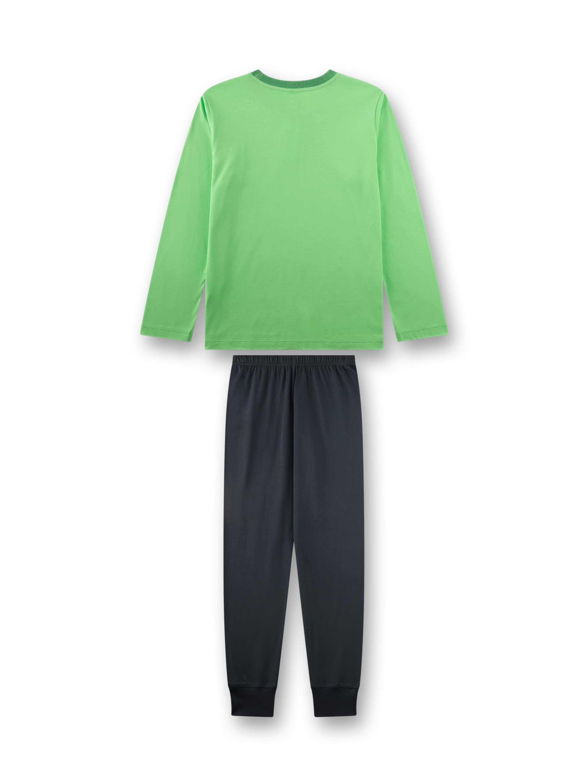 Sanetta Schlafanzug 'Basketball' in Grün