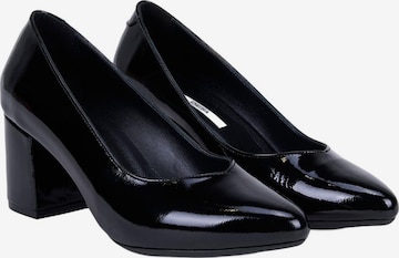 Escarpins à bride arrière 'Pumps mit Blockabsatz' Desa en noir : devant