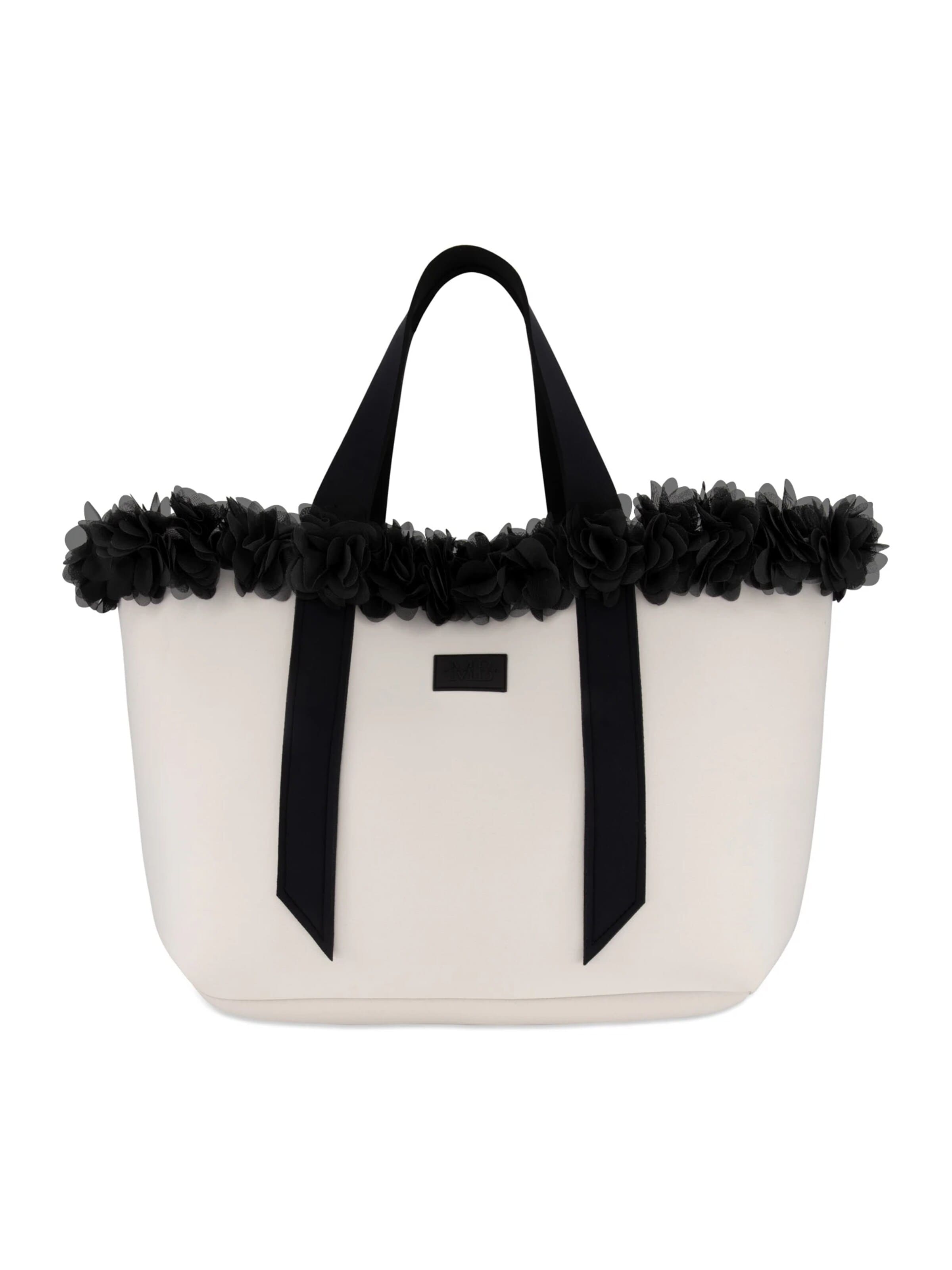 Miami Bag - Bolsa de playa en blanco: frente