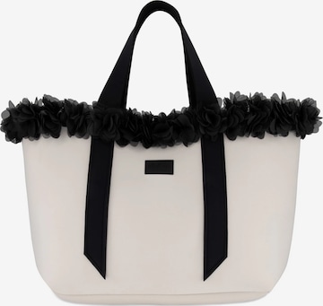 Miami Bag - Bolsa de playa en blanco: frente