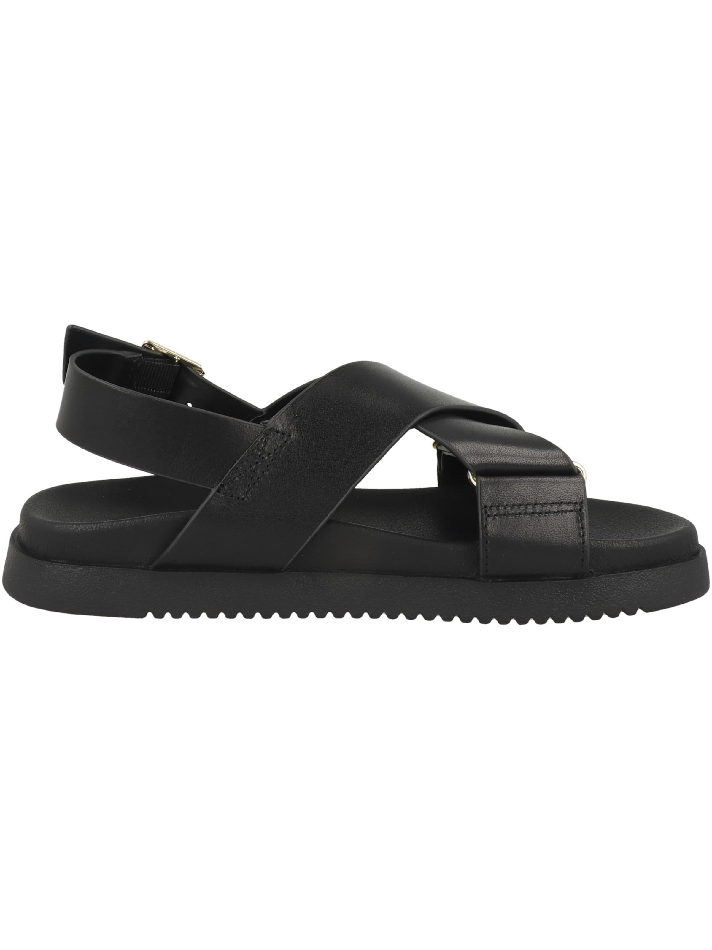 STEVE MADDEN Sandalen met riem 'Myth' in Zwart