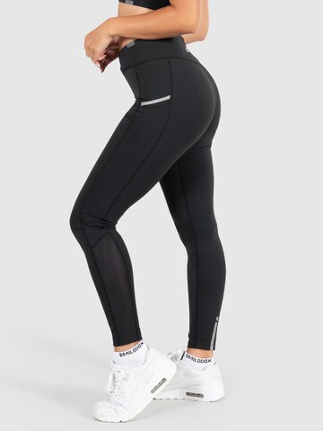 Skinny Pantalon de sport 'Fastlane' Smilodox en noir