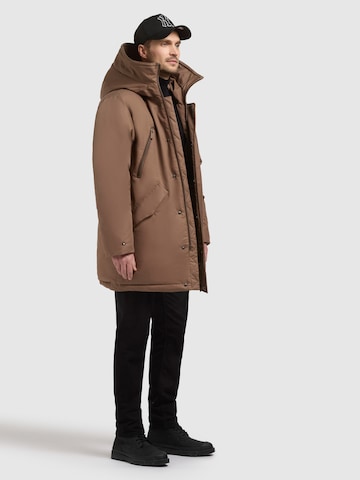 khujo Winterjacke 'Nate' in Braun