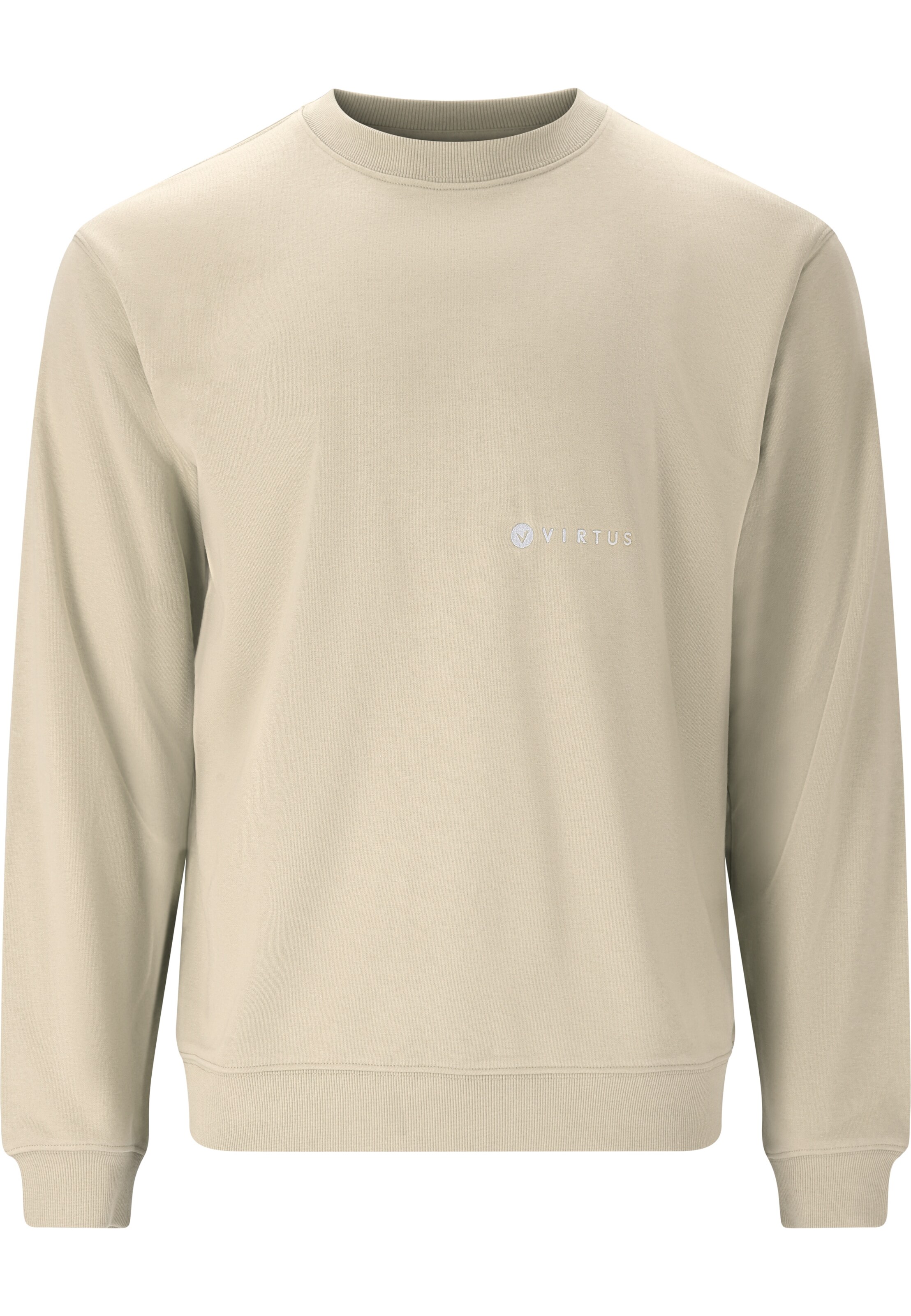 Virtus Sports sweatshirt 'Kayden' in Beige: front