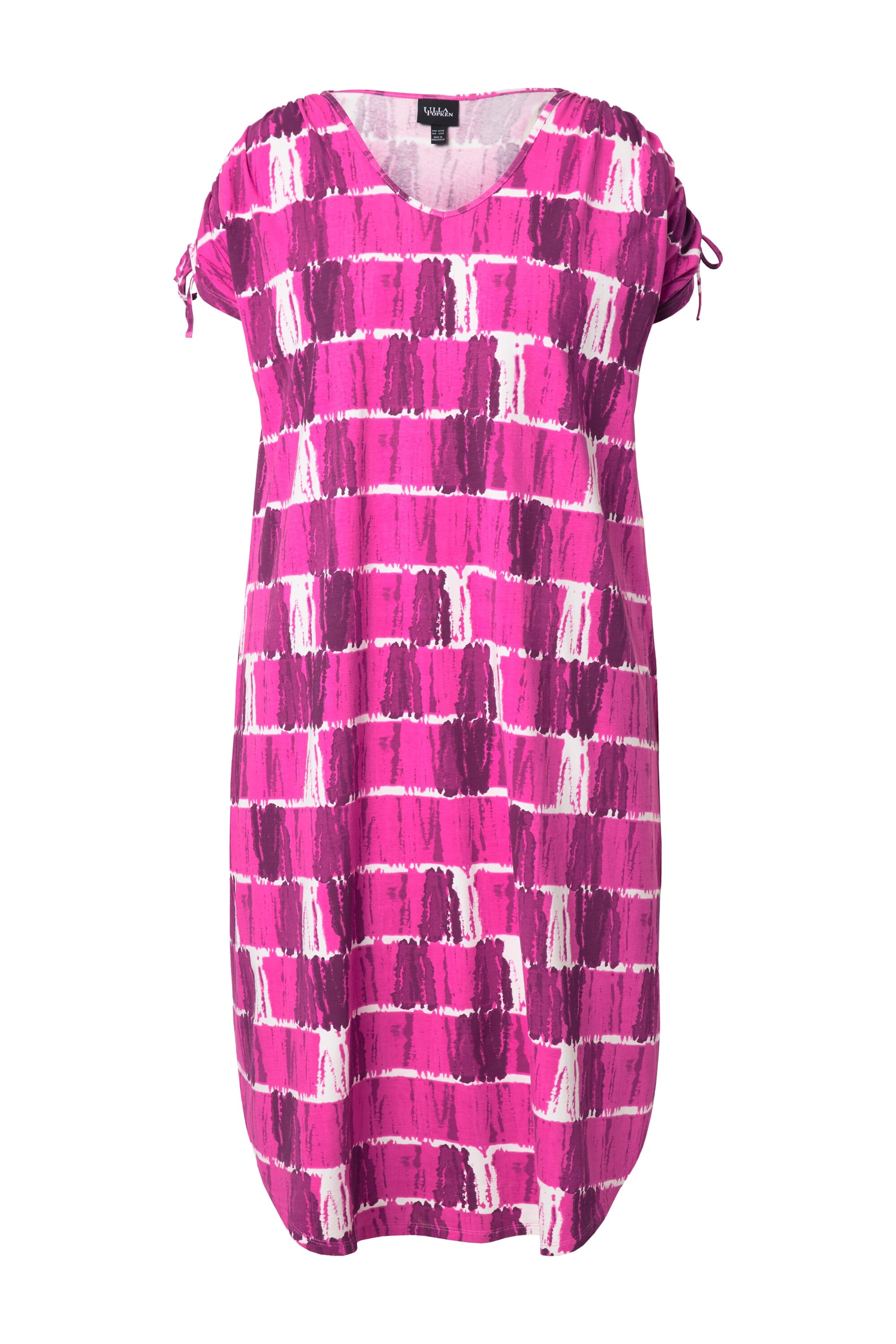 Ulla Popken Платье в Ярко-розовый: спереди