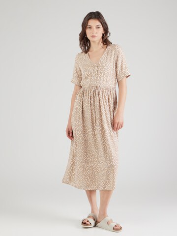 PIECES Jurk 'TALA' in Beige: voorkant