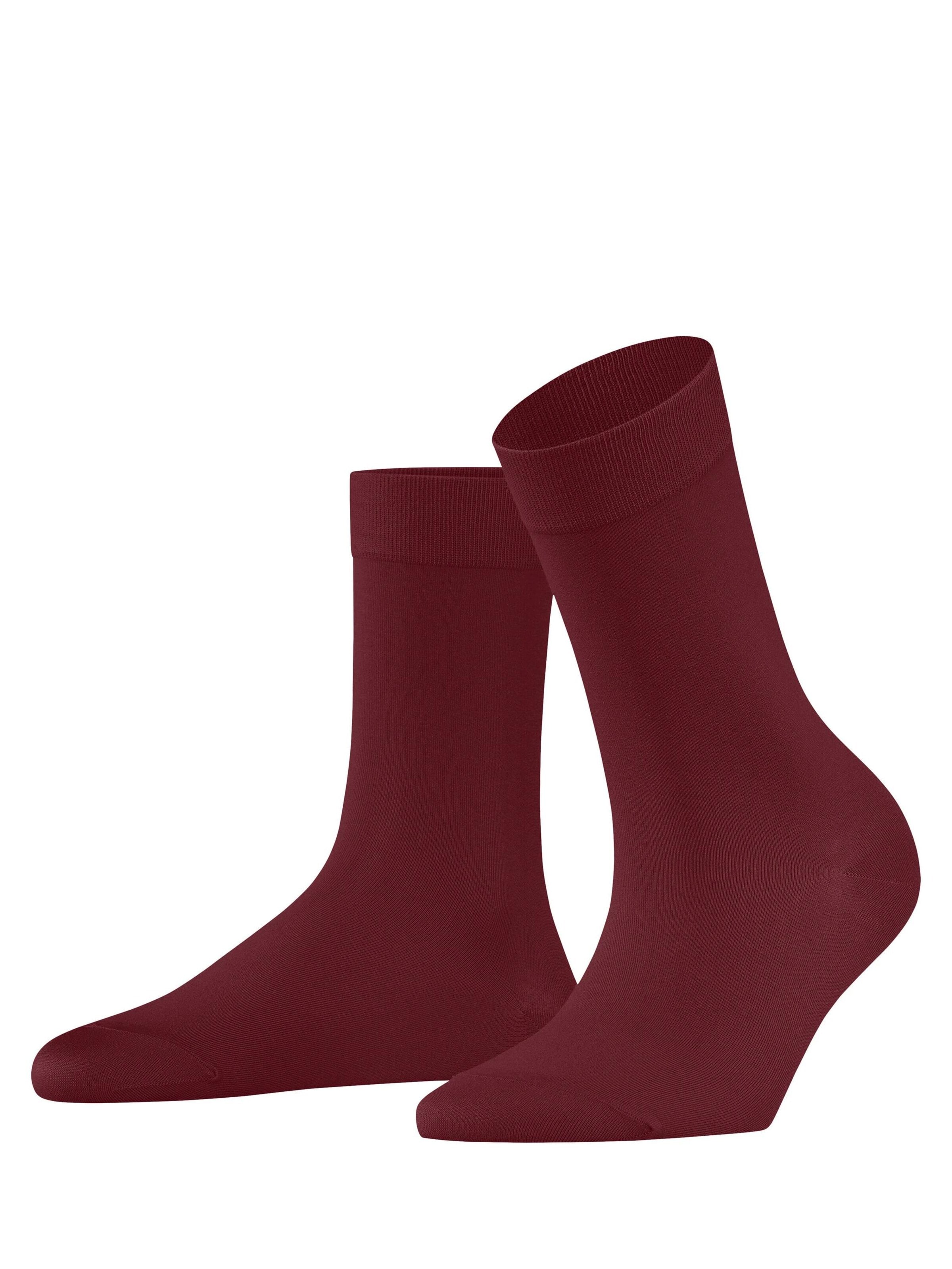 FALKE Socken 'Cotton Touch'‌‌‌‌‌‌ in Rot: Vorderseite