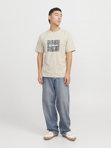 T-Shirt 'JCOTARMAC' JACK & JONES en beige