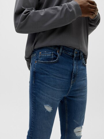 Pull&Bear Regular Jeans in Blauw