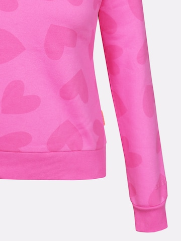 Sweat-shirt 'Anten' salzhaut en rose