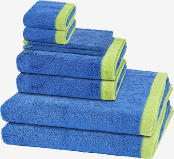 Cawö Towel 'Lifestyle Splash' in Blue: front