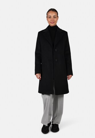 Fuchs Schmitt Between-Seasons Coat in Black: front