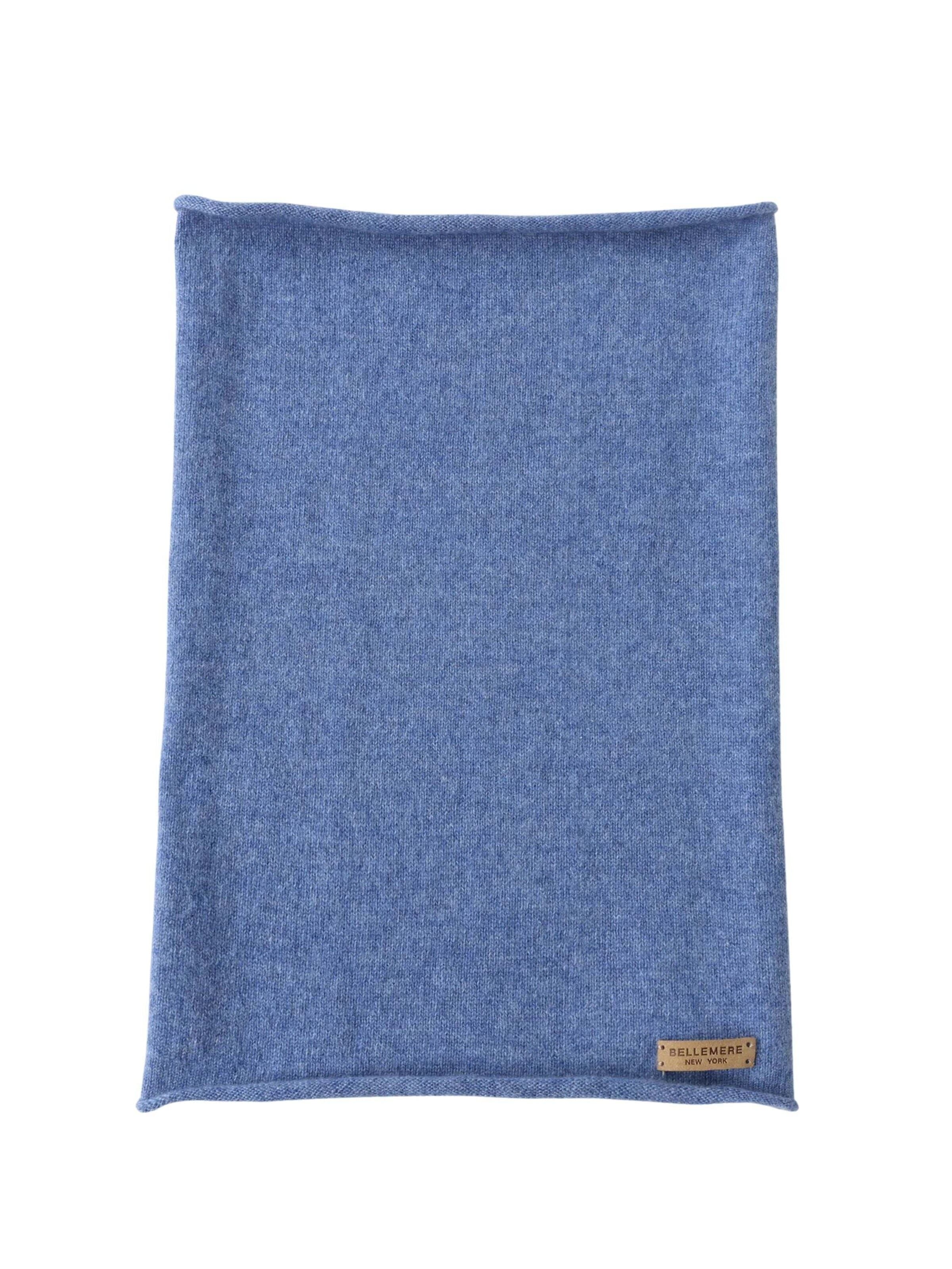 BELLEMERE NEW YORK Scarf 'Schal aus reinem Kaschmir' in Blue: front