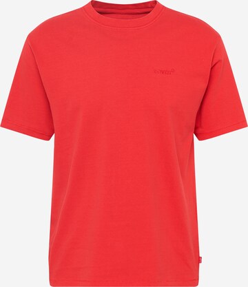 T-Shirt 'RED TAB' LEVI'S ® en rouge : devant