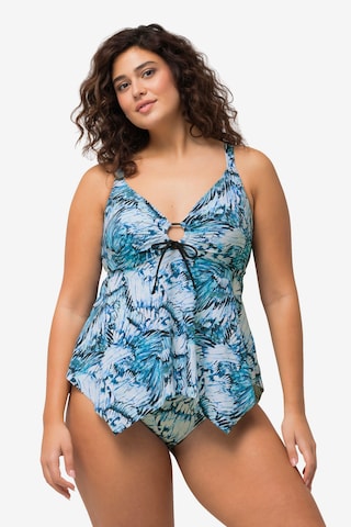 Ulla Popken Swimsuit in Blue: front