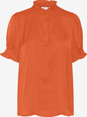 SAINT TROPEZ - Blusa 'VeeniSZ' en naranja: frente