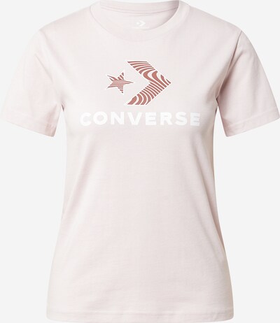 CONVERSE T-Shirt in braun / rosé / weiß, Produktansicht