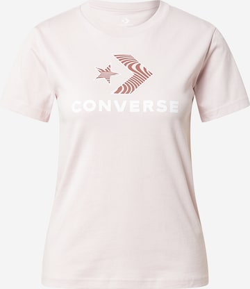 CONVERSE Tričko – pink: přední strana