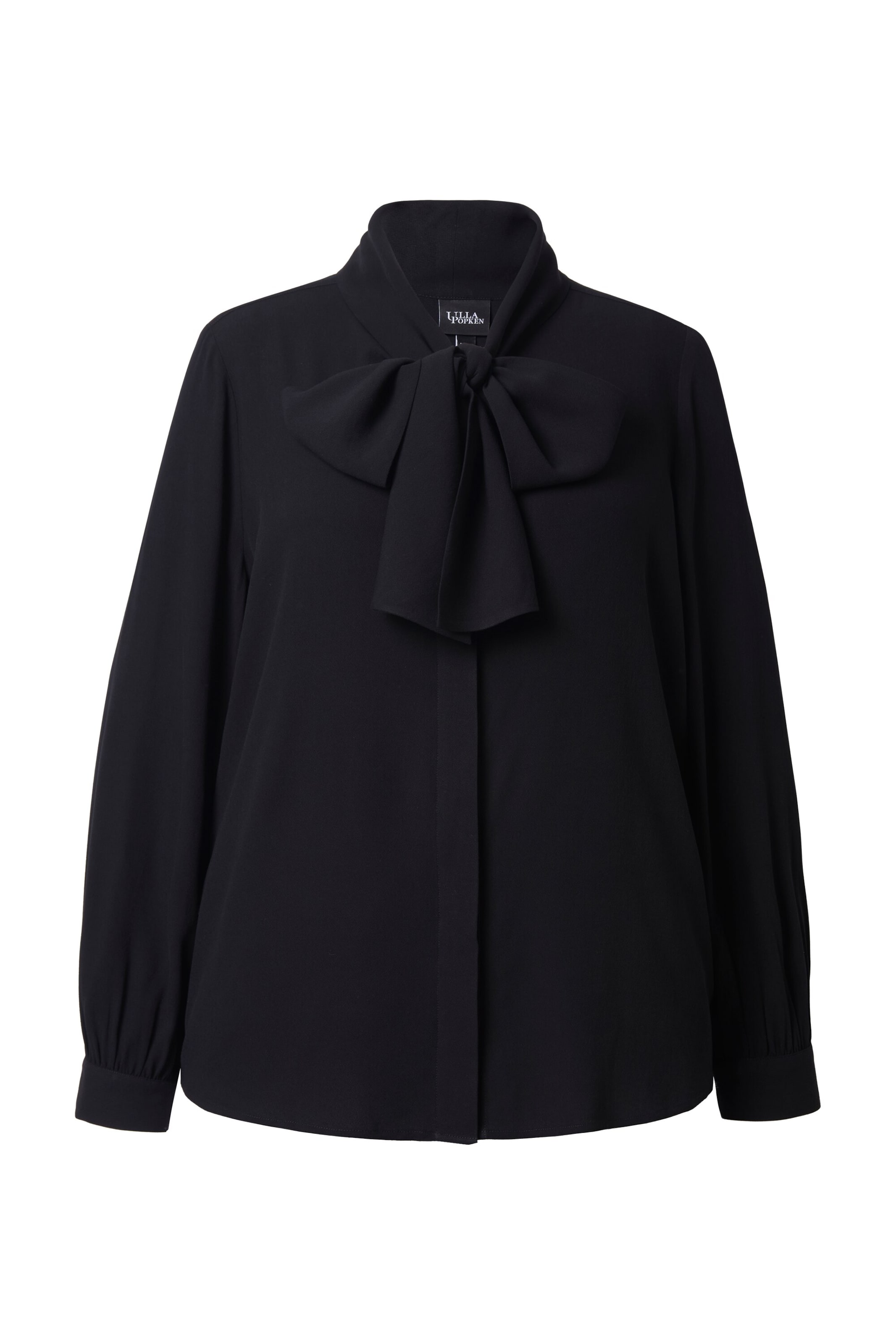 Ulla Popken Bluse in Schwarz: Vorderseite