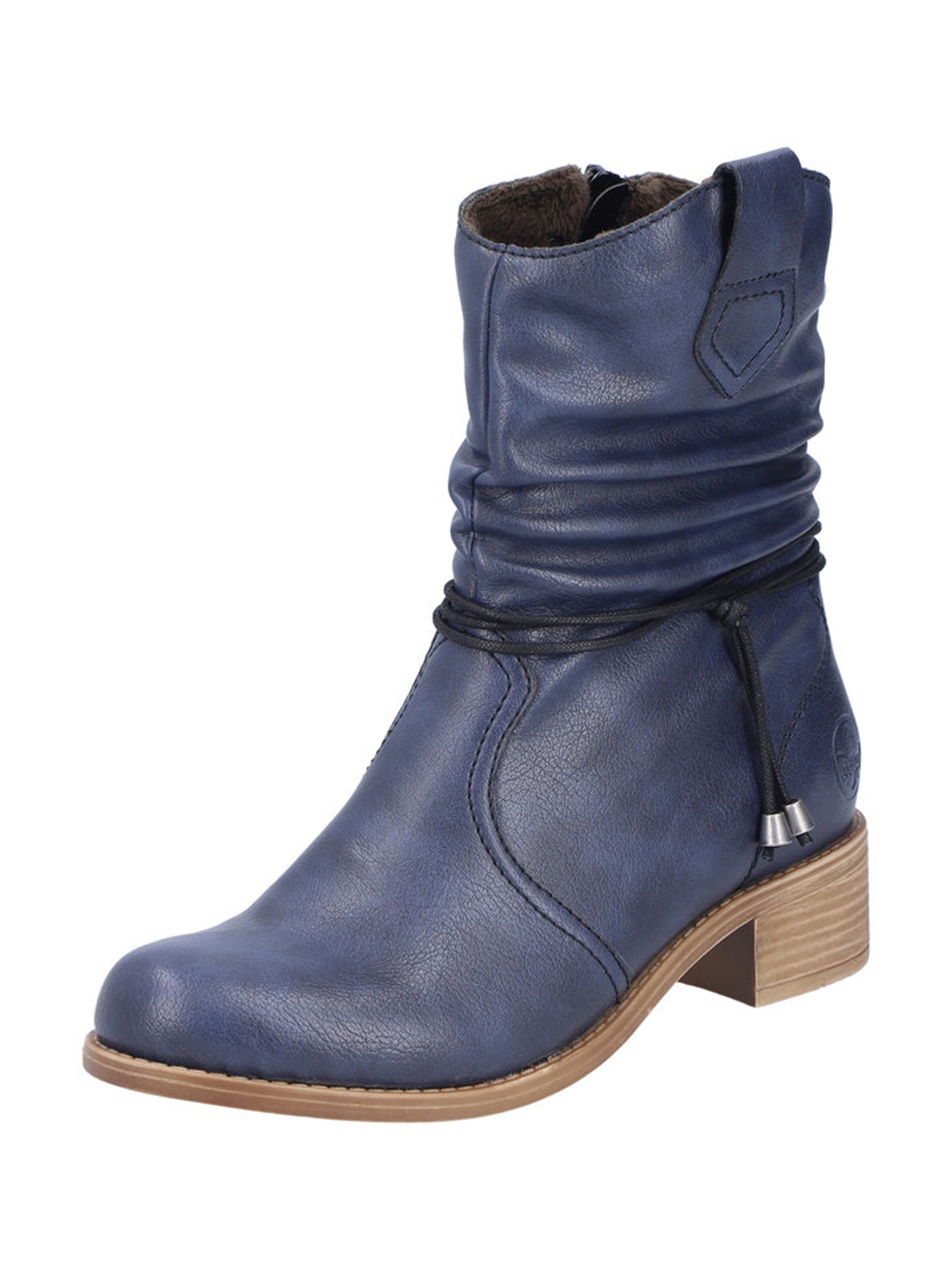 Rieker Členkové čižmy - Modrá: predná strana