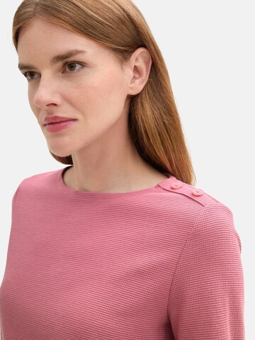 TOM TAILOR Shirt in Pink