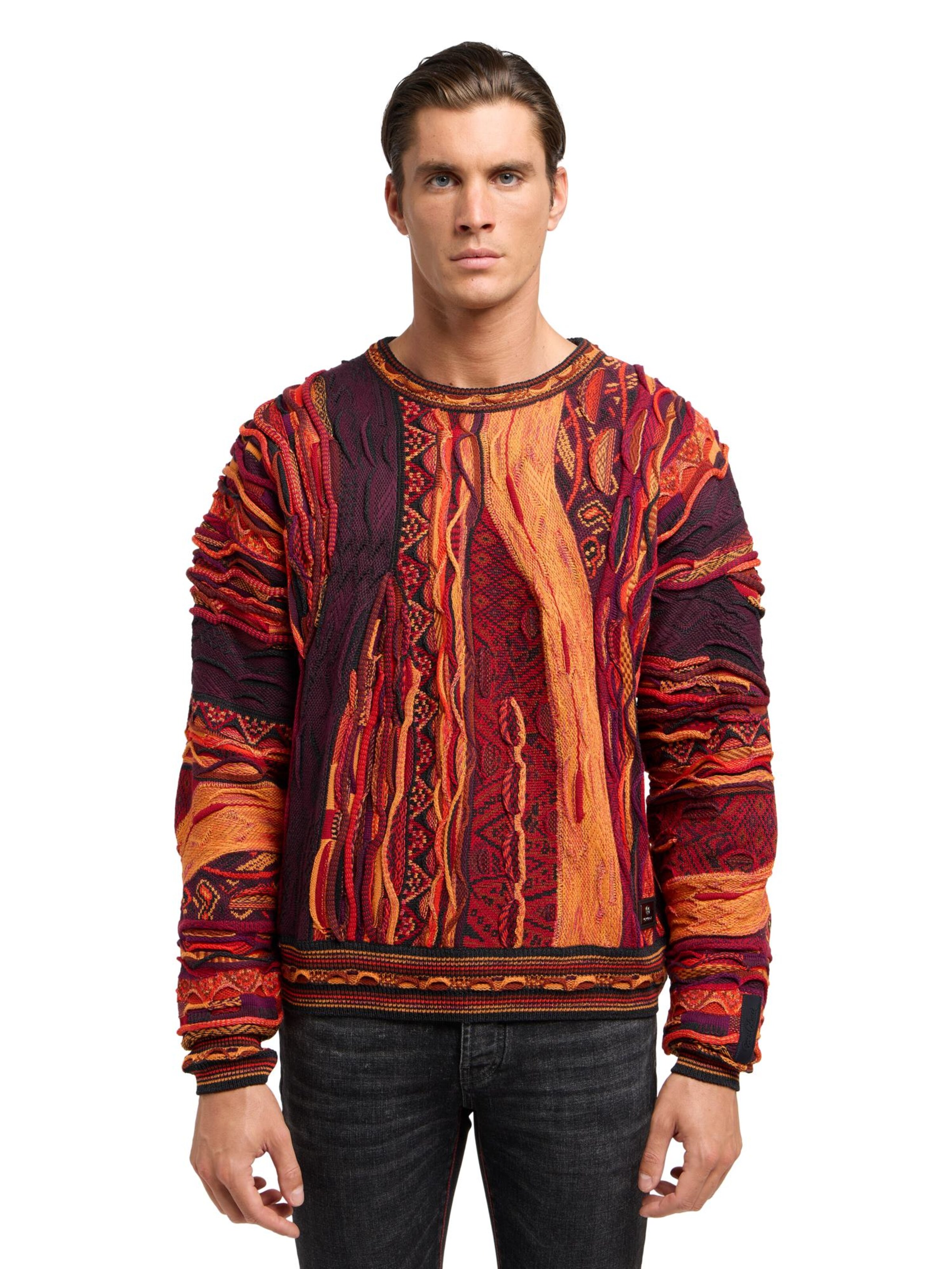 Carlo Colucci Trui 'Di Palo' in Oranje: voorkant