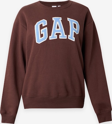 Sweat-shirt 'HERITAGE' Gap Tall en marron : devant