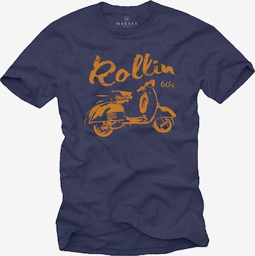 MAKAYA Shirt in Blue: front