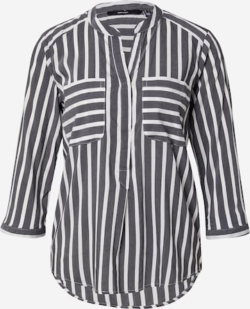 VERO MODA Blouse 'ERIKA' in Zwart: voorkant