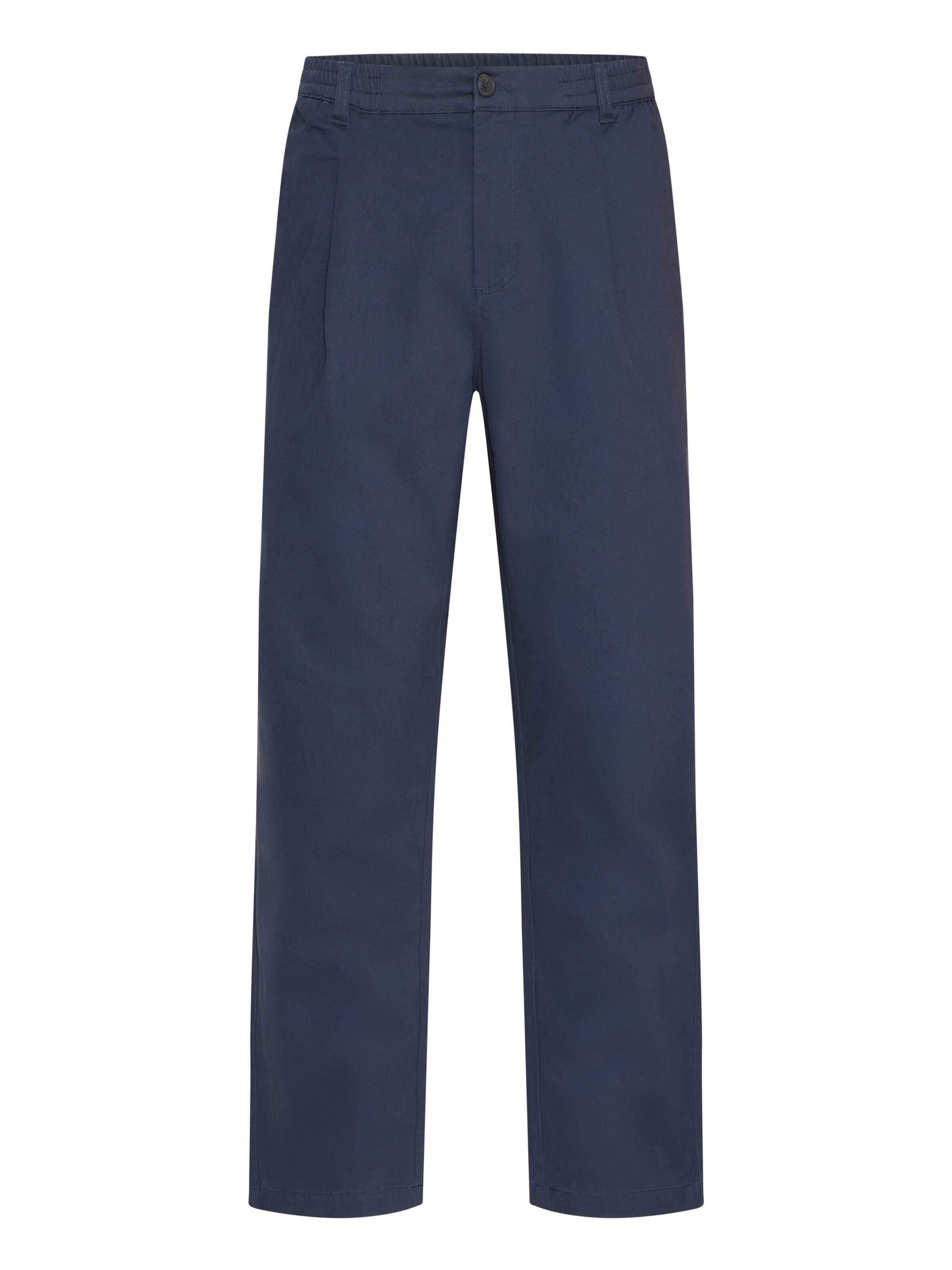 Pantaloni chino ' SDLIAM PLEAT ELAST. ' di !Solid in blu: frontale