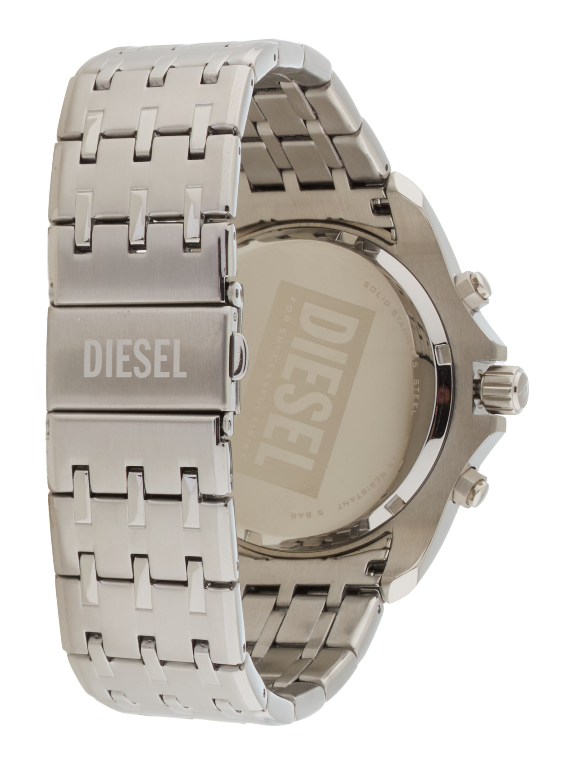 DIESEL Аналоговые часы 'STINGER' в Серебристый