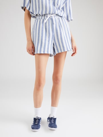 TOPSHOP Regular Broek in Blauw: voorkant