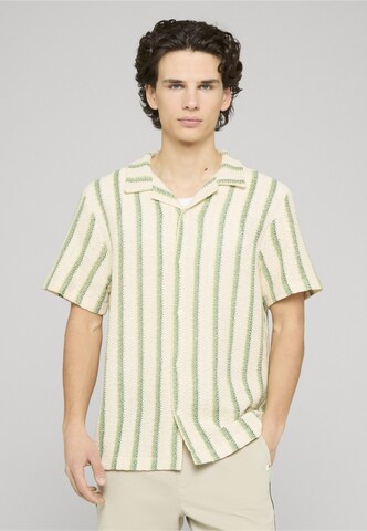INDICODE JEANS Regular fit Button Up Shirt 'INGlutamin' in Green: front