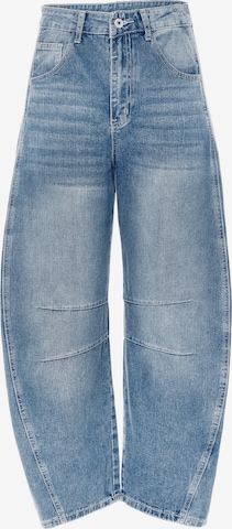 Imily Bela Baggy Jeans in Blau: Vorderseite