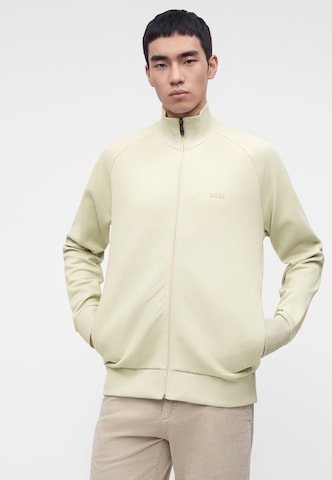 Veste de survêtement 'Skaz' BOSS en beige : devant