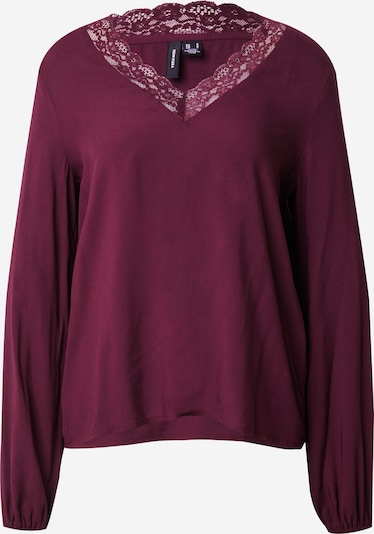 VERO MODA Blusa 'LILOU' en rojo vino, Vista del producto