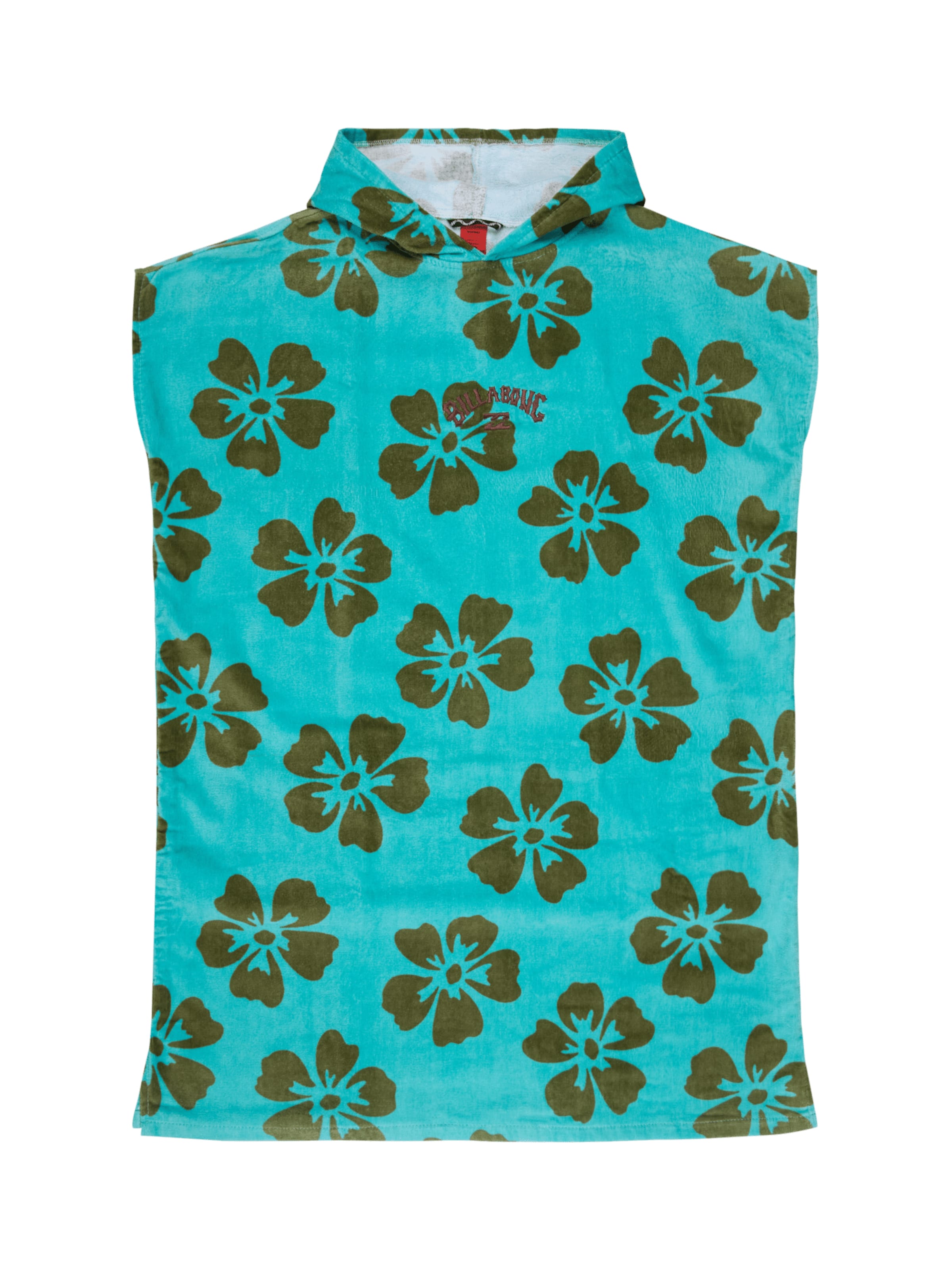 BILLABONG Bademantel in XS-XL in aqua / dunkelgrün, Produktansicht