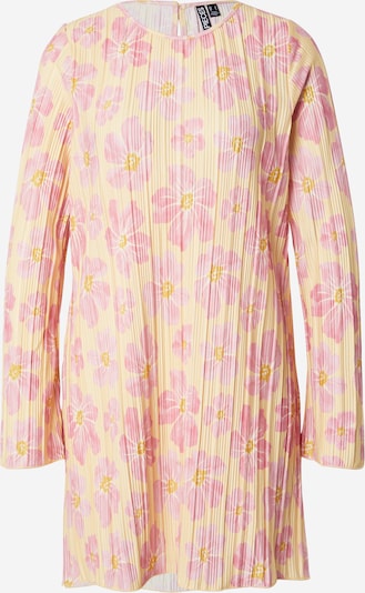 PIECES Kleid 'PCAmber' in senf / pastellgelb / rosa / hellpink, Produktansicht